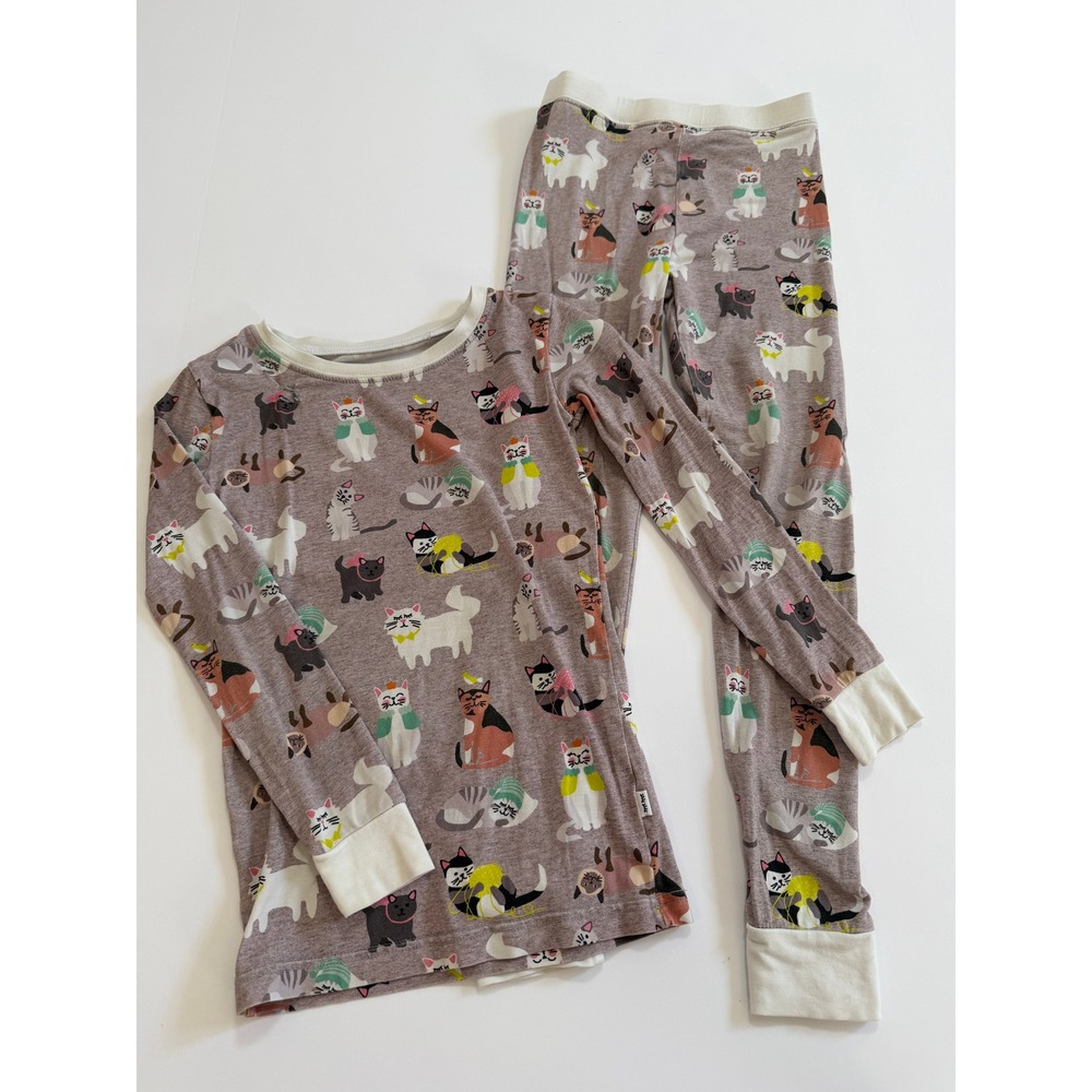Little Sleepies Bamboo Cat Pajama Set 4T